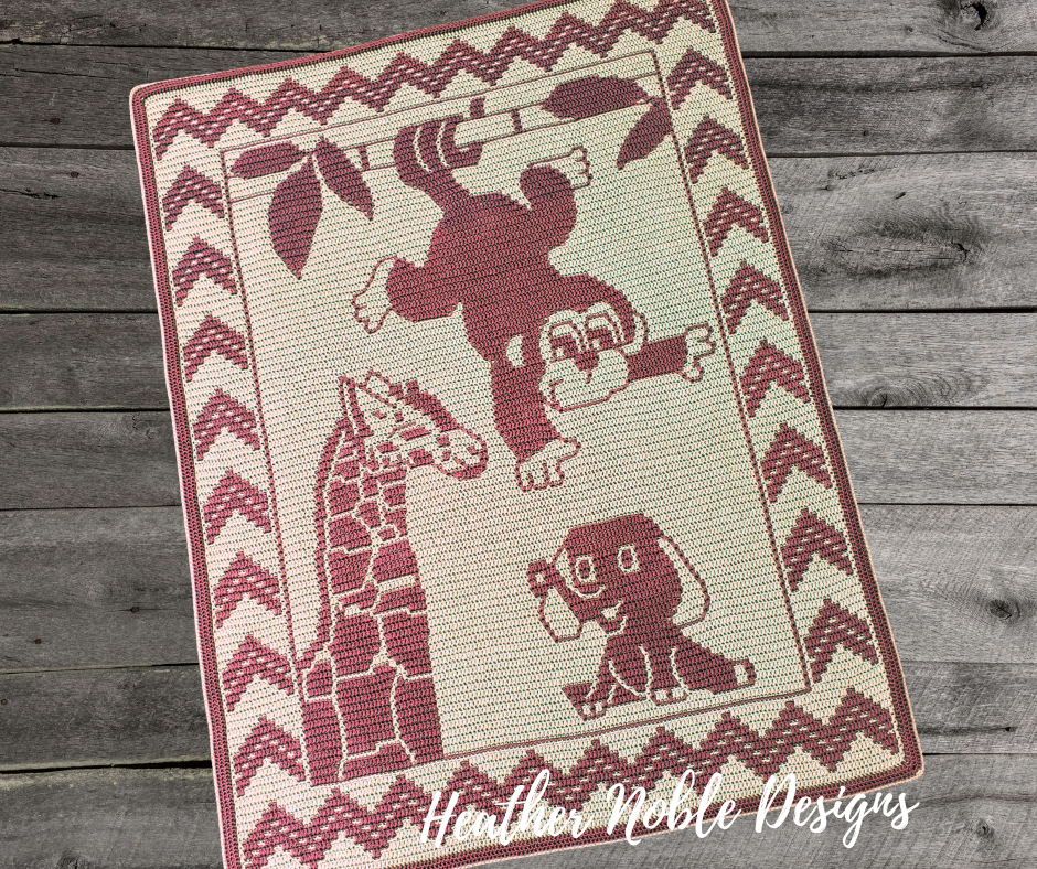 Baby Safari Blanket Crochet Pattern