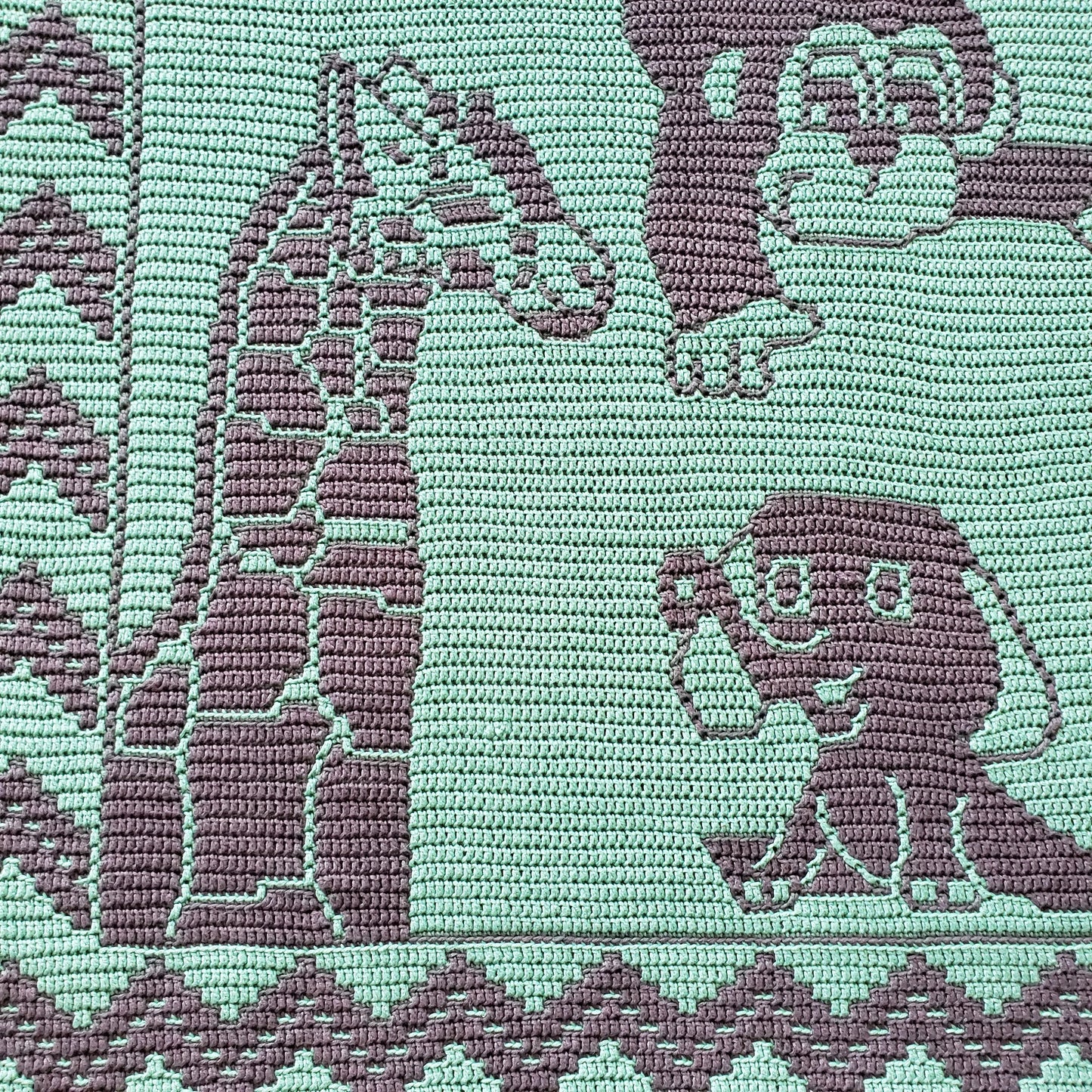 Baby Safari Blanket Crochet Pattern