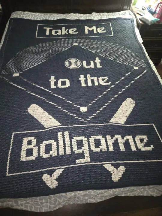 Take Me Out to the Ball Game Blanket
