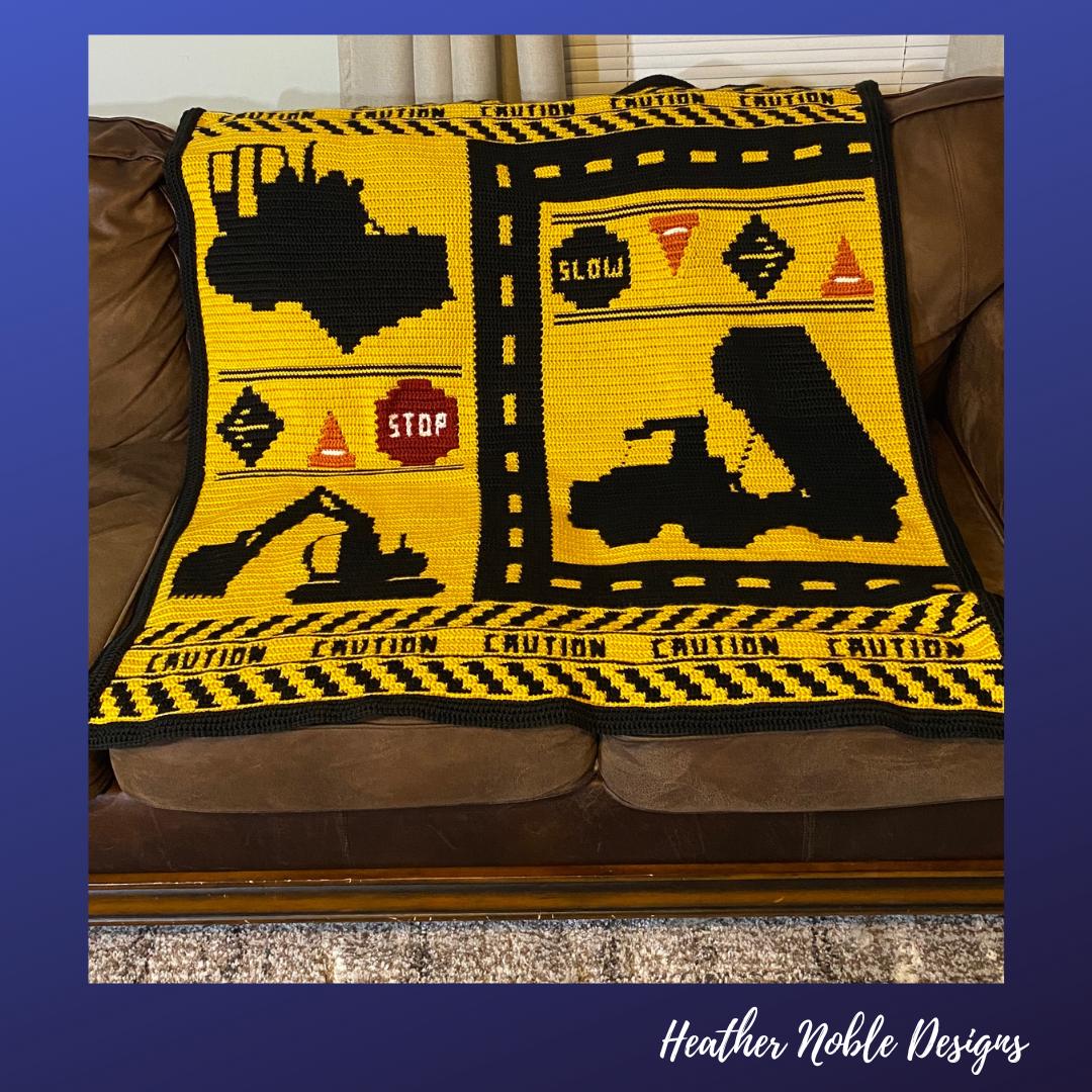 Construction Vehicles Blanket