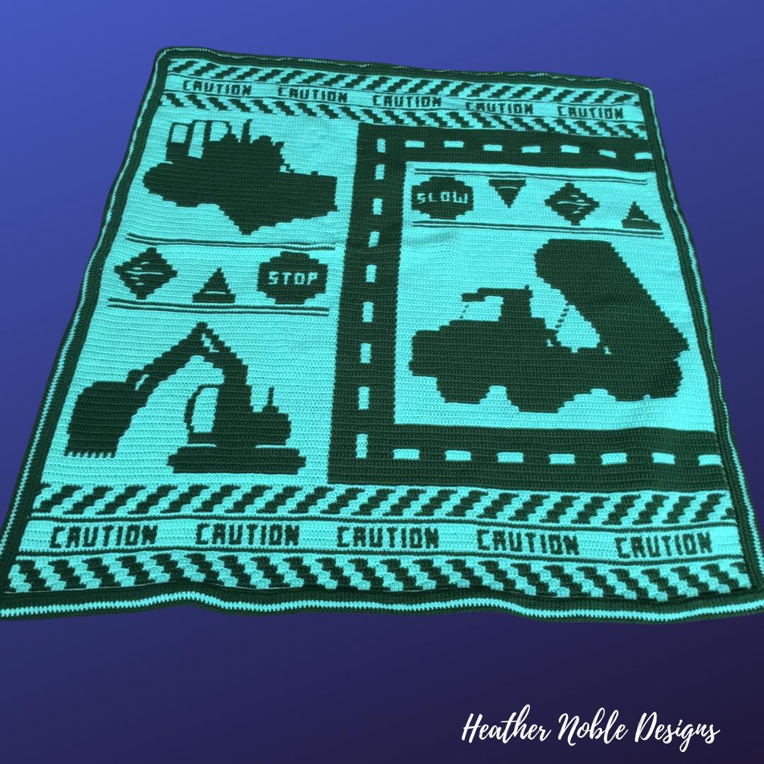Construction Vehicles Blanket