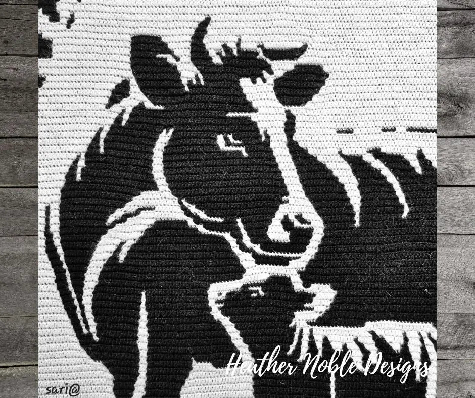 Cow and Calf Blanket