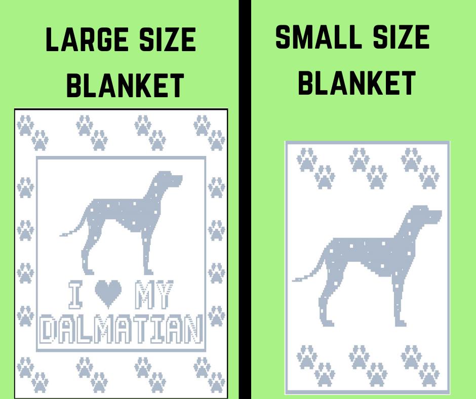 Dalmatian Blanket-Retro Pattern
