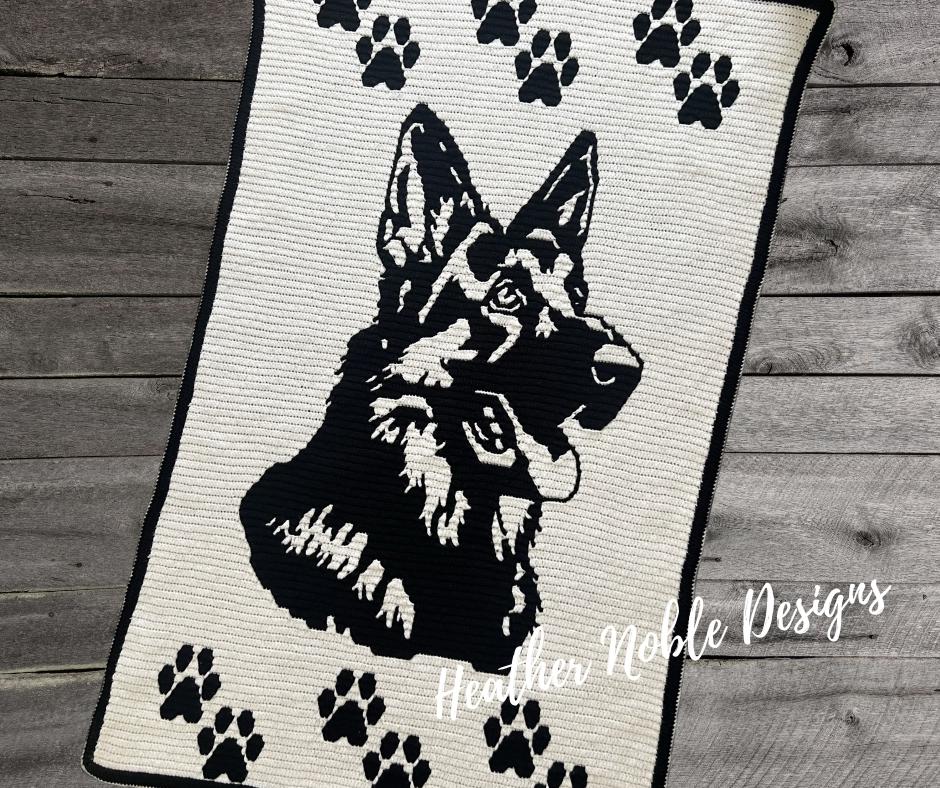 German Shepherd Blanket