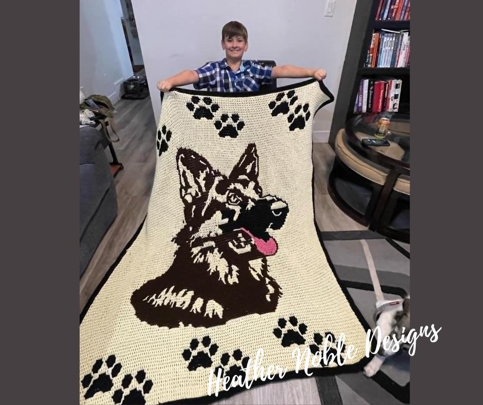 German Shepherd Blanket