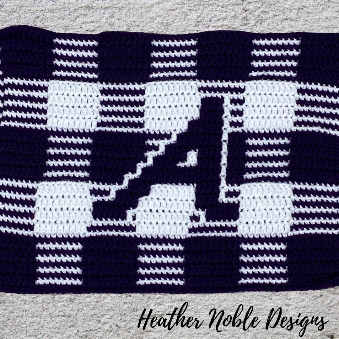 Monogram "A" Gingham Placemat