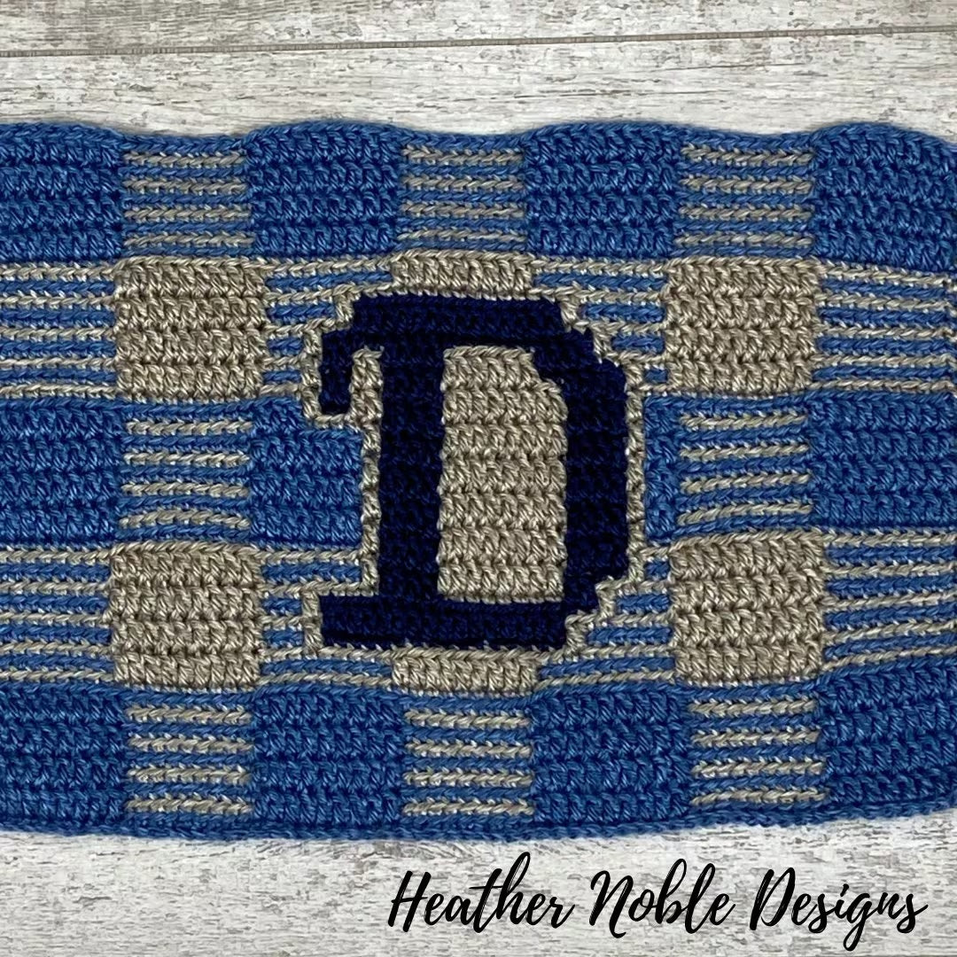Monogram "D" Gingham Placemat