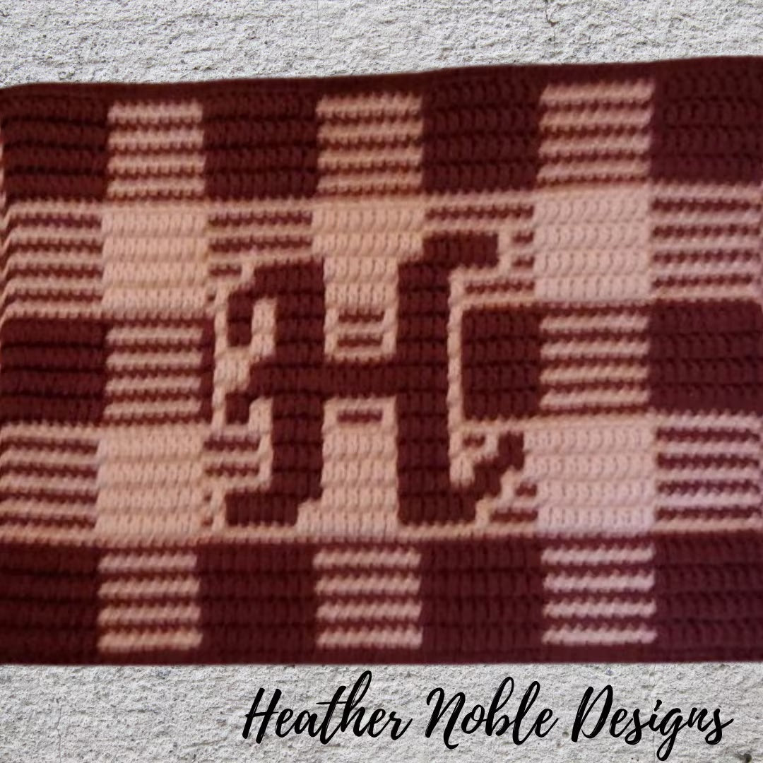 Monogram "H" Gingham Placemat