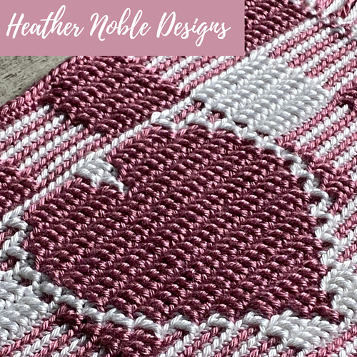 Gingham Heart Placemat