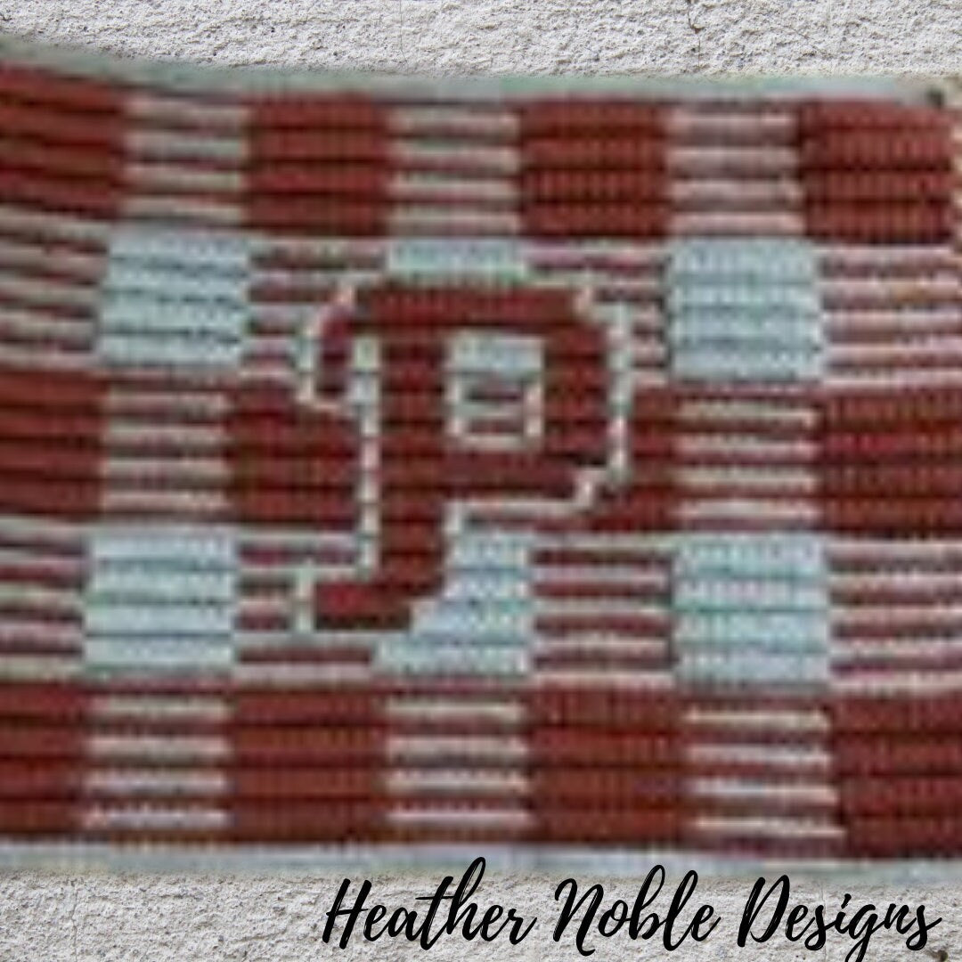 Monogram "P" Gingham Placemat