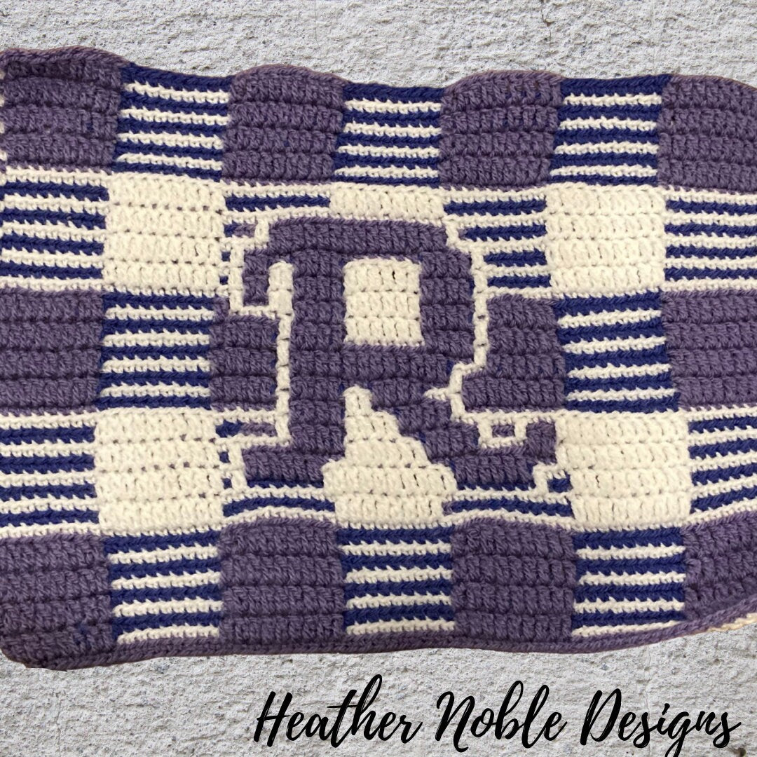 Monogram "R" Gingham Placemat