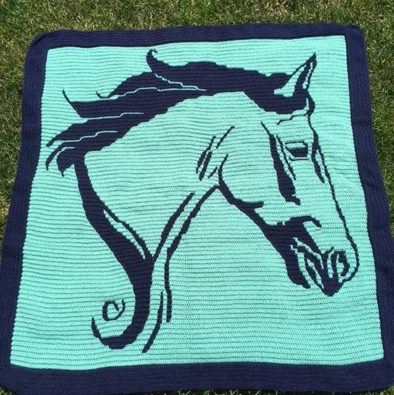Horse Baby Blanket