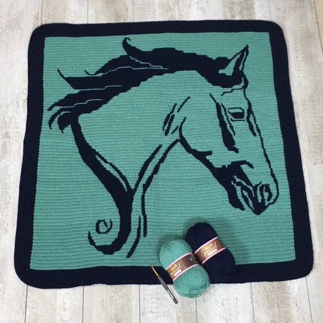 Horse Baby Blanket
