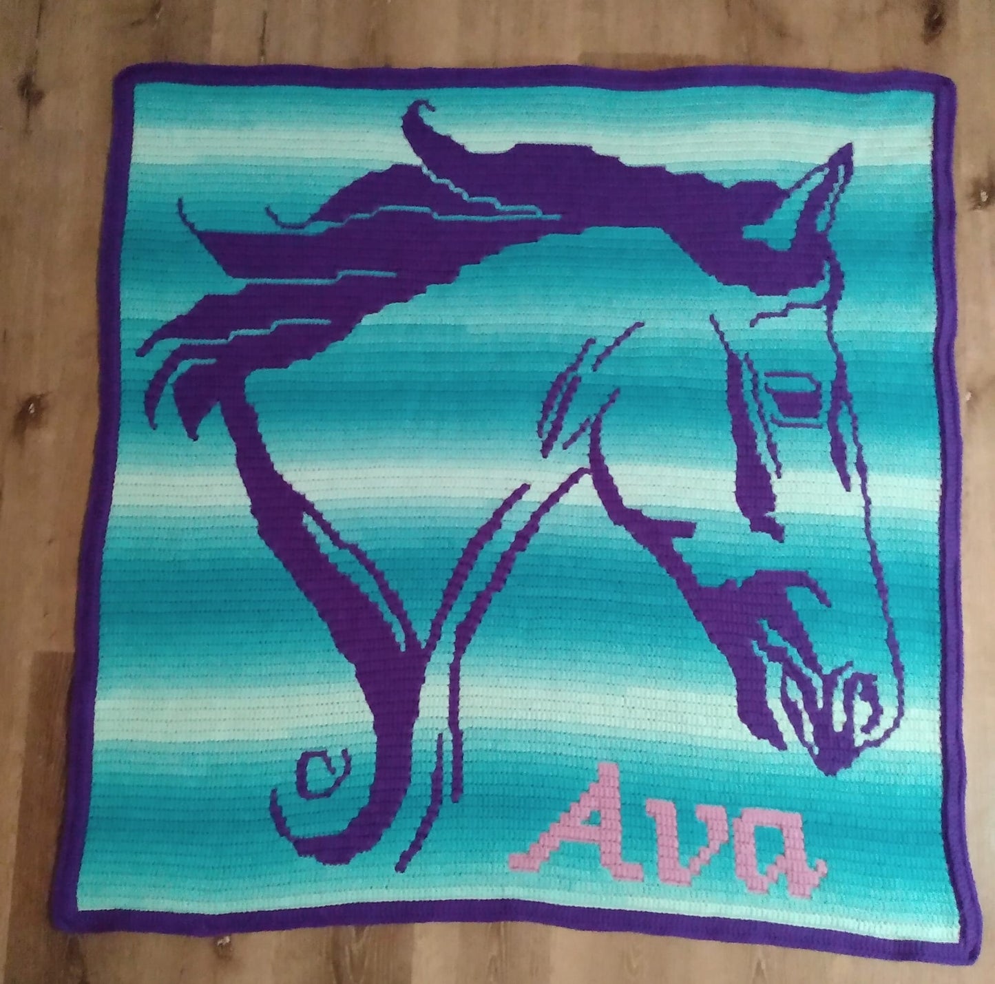 Horse Baby Blanket