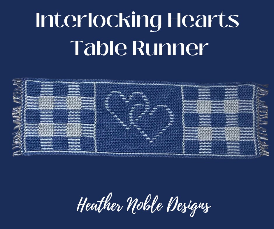 Interlocking Hearts Table Runner