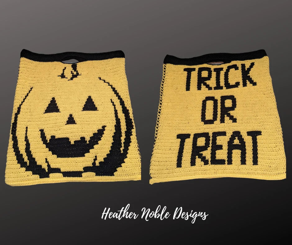 Jack O'Lantern Crochet Bag