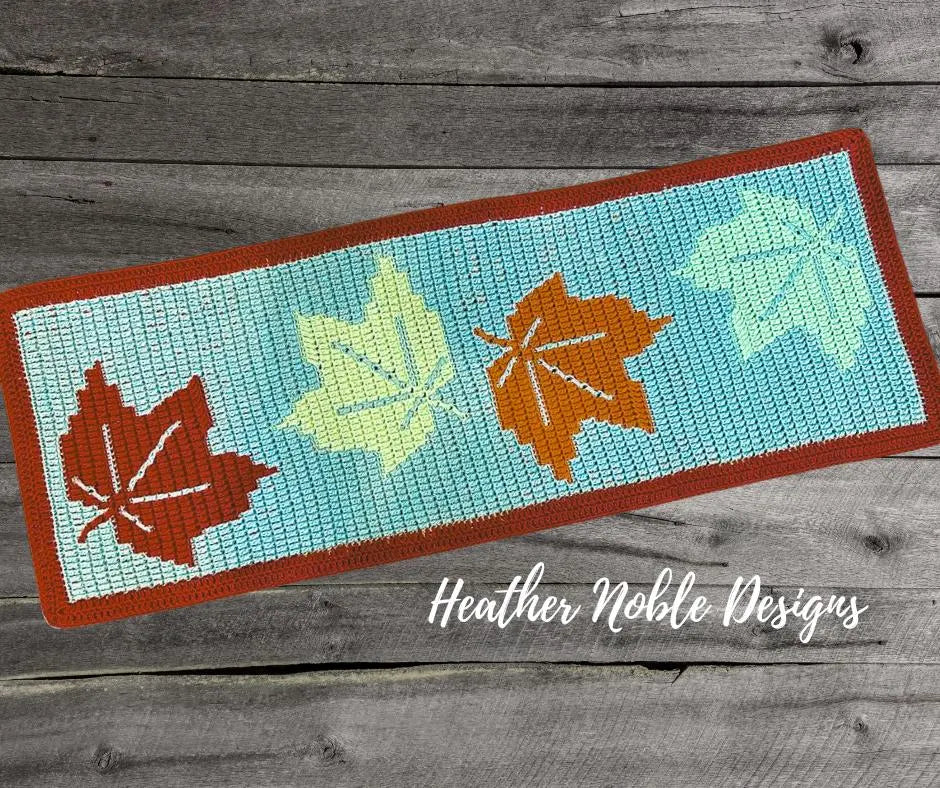 Maple Leaves Table Runner