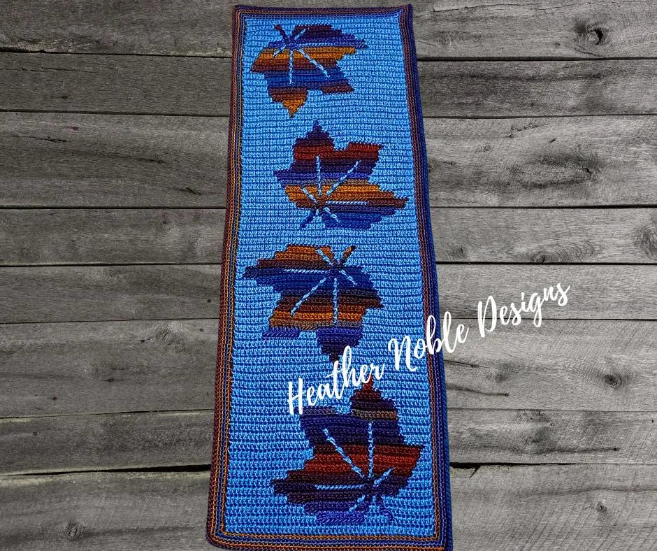 Maple Leaves Table Runner