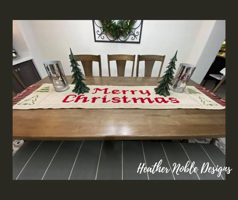 Merry Christmas Table Runner