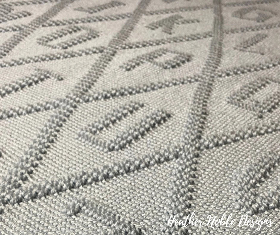 Monochromatic Alphabet Blanket