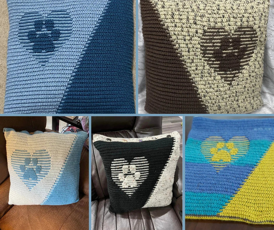 Paw Print Pillow