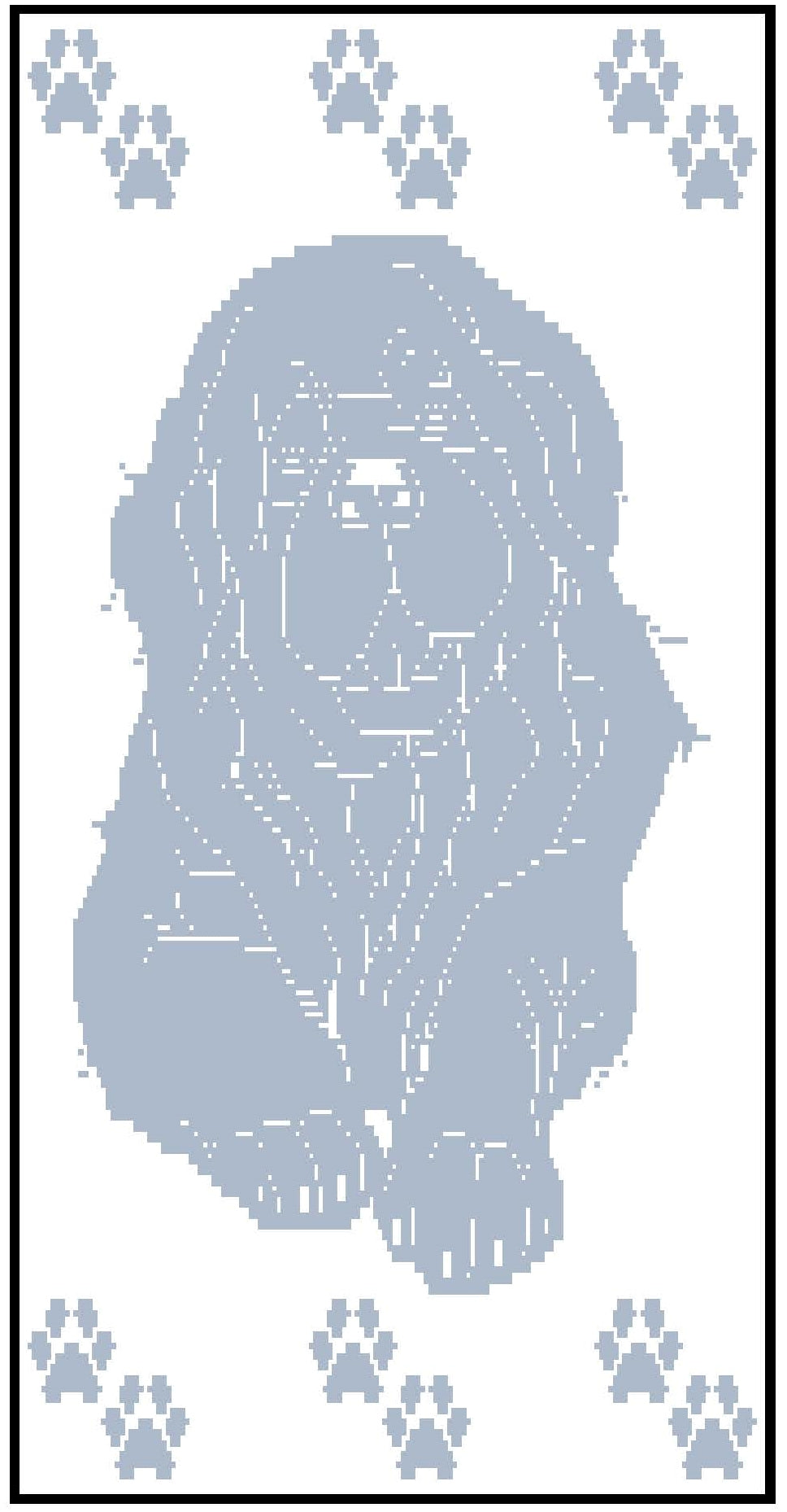 Newfoundland Dog - Mosaic Crochet Blanket Pattern (PDF Pattern)