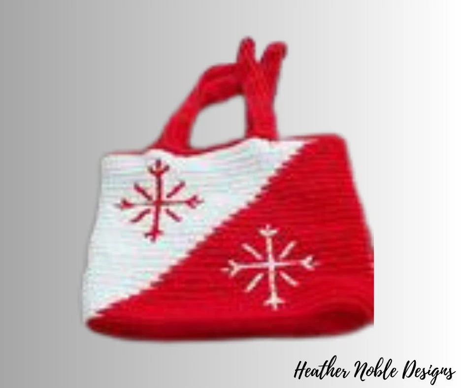 Snowflake Tote Crochet Bag