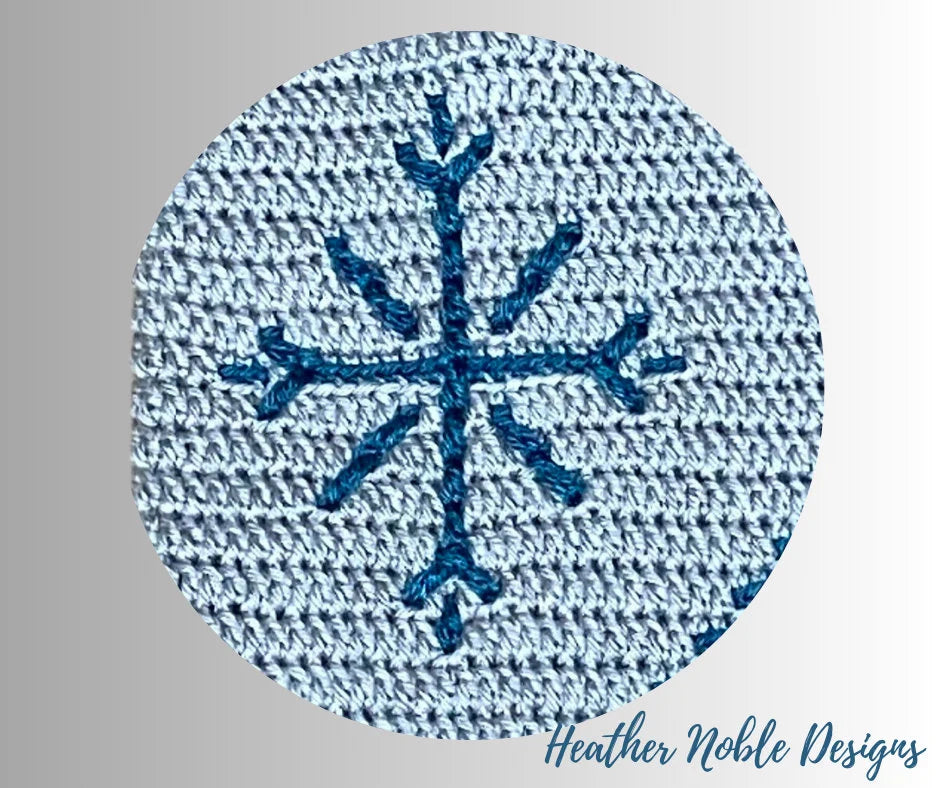 Snowflake Tote Crochet Bag