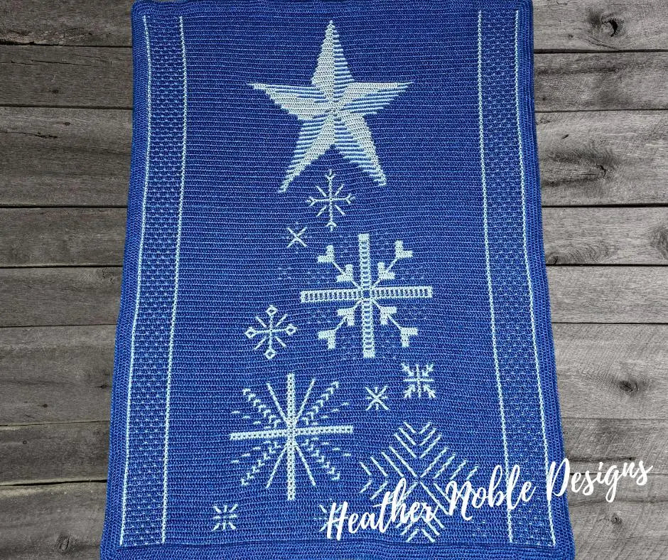Snowflake Tree Blanket