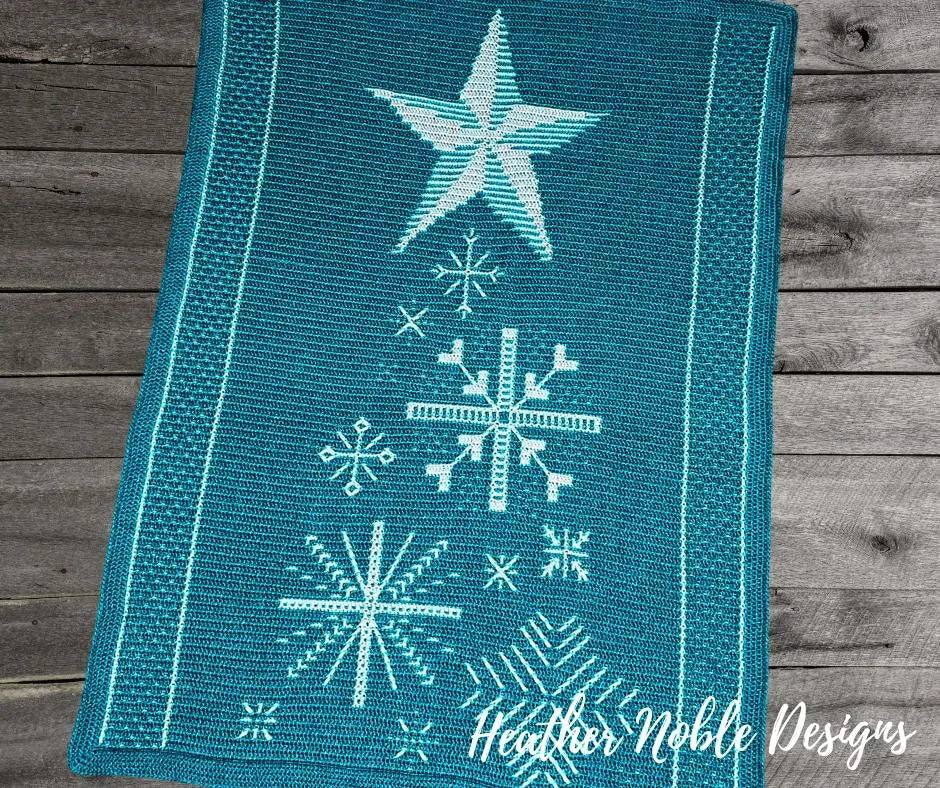 Snowflake Tree Blanket