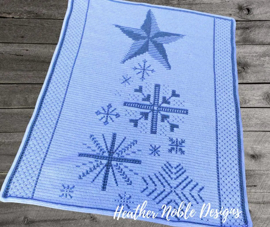 Snowflake Tree Blanket