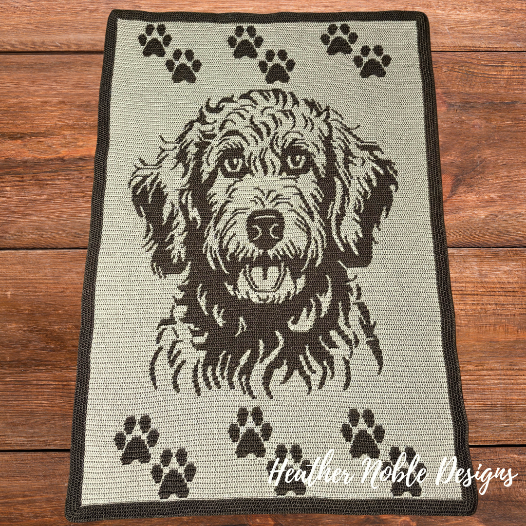 Doodle – Mosaic Crochet Blanket Pattern (PDF Pattern)