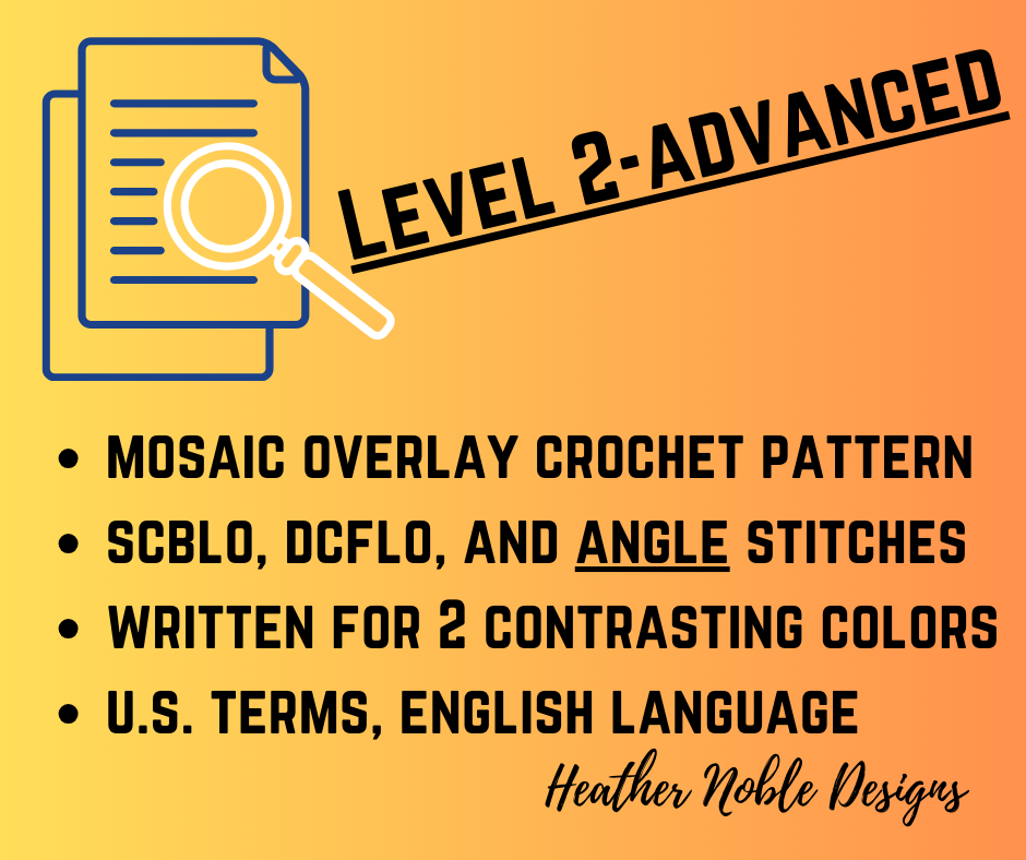 Book Love Tote, Mosaic Crochet Pattern (PDF Pattern)