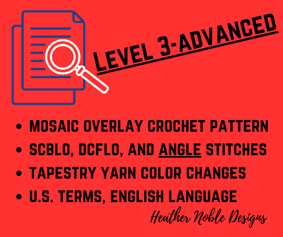 Merry Christmas - Mosaic & Tapestry Crochet Blanket Pattern (PDF Pattern)