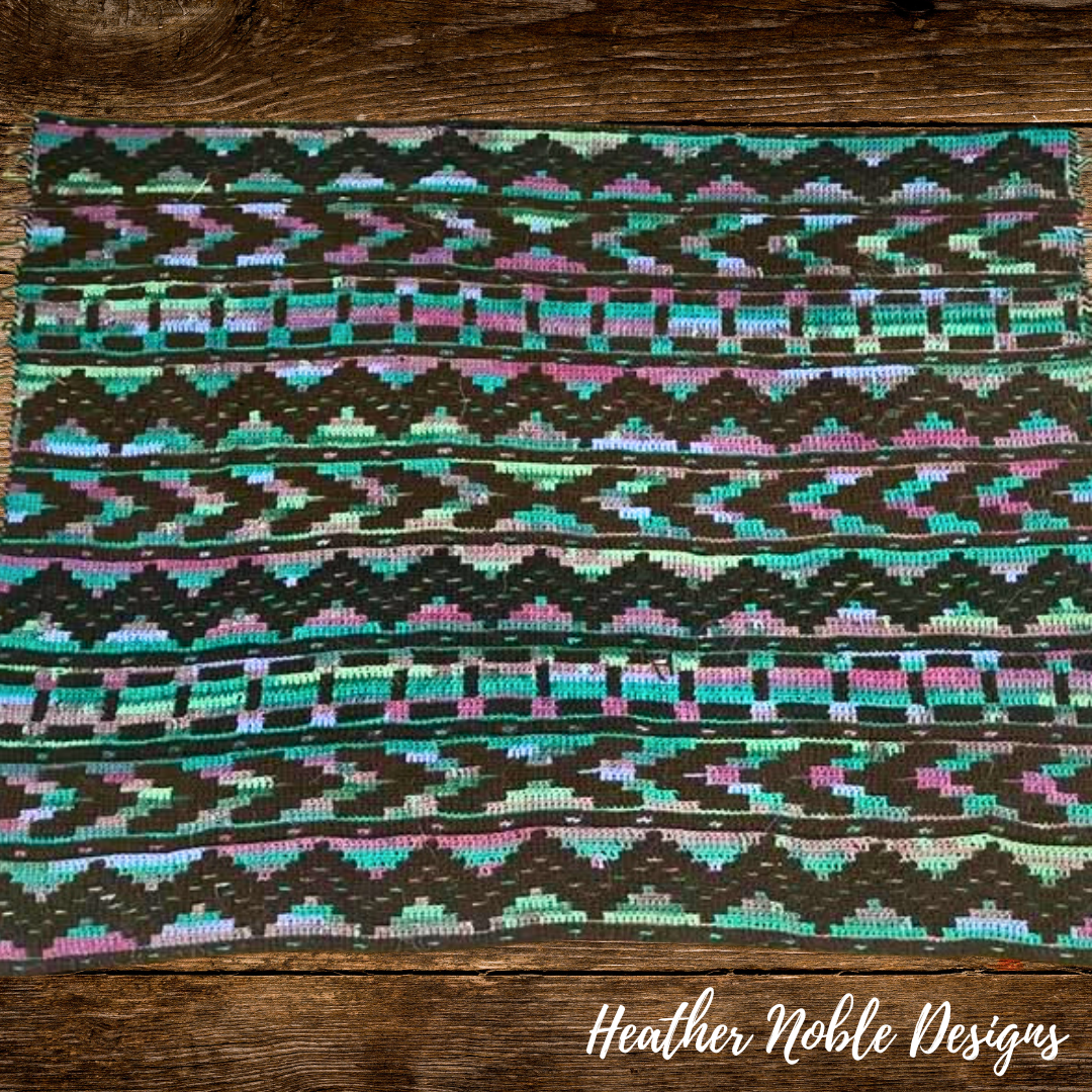 Safari Vibes - Mosaic Crochet Blanket Pattern (PDF Pattern)