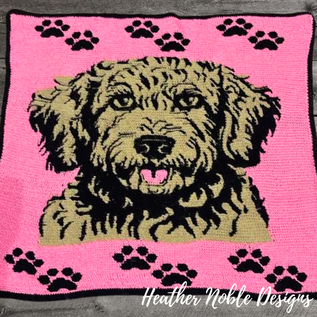 Doodle – Mosaic Crochet Blanket Pattern (PDF Pattern)
