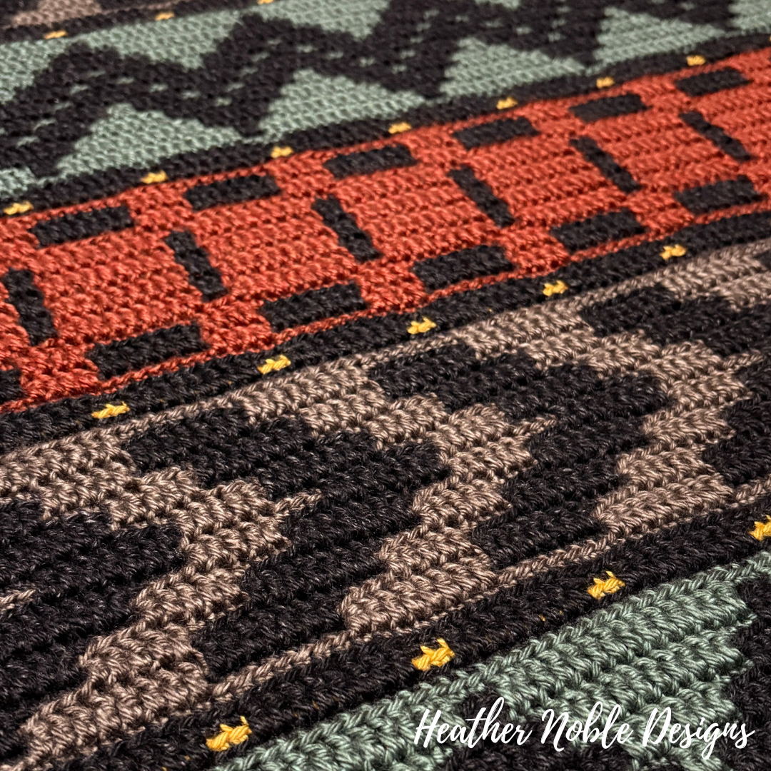 Safari Vibes - Mosaic Crochet Blanket Pattern (PDF Pattern)