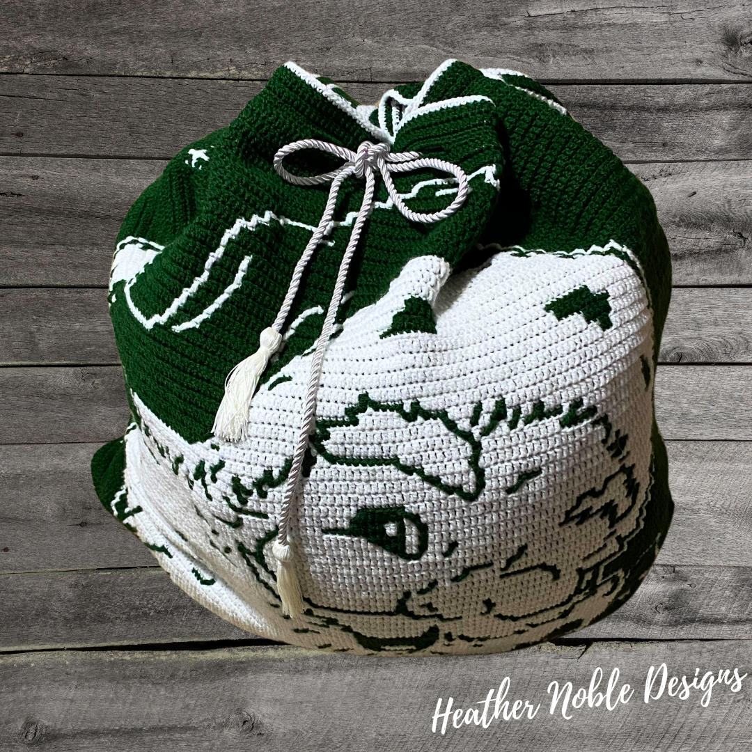 Special Delivery Santa Bag - Mosaic Crochet Pattern (PDF Pattern)