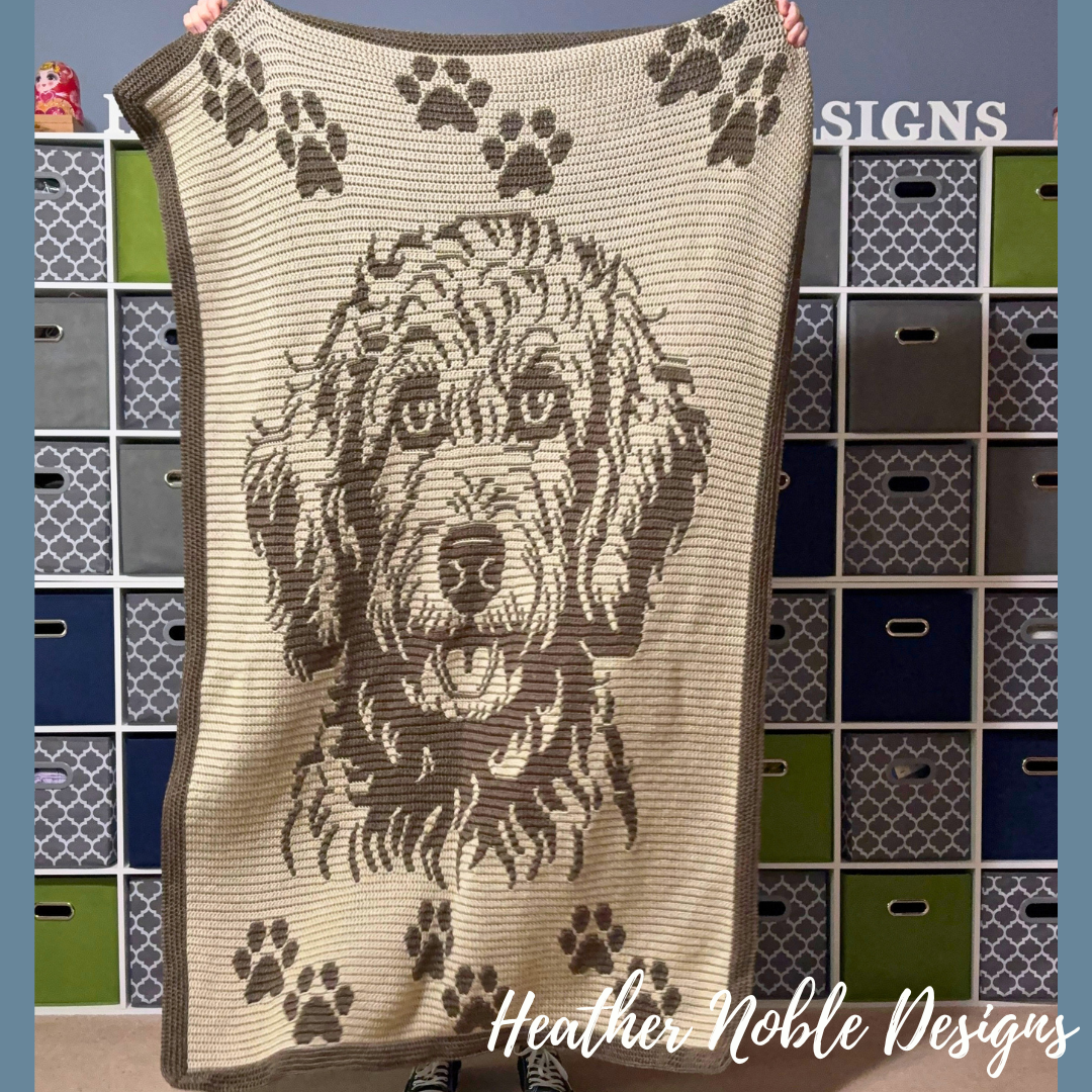 Doodle – Mosaic Crochet Blanket Pattern (PDF Pattern)