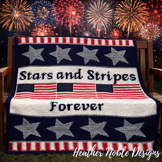 America Blanket - Mosaic & Tapestry Crochet Pattern