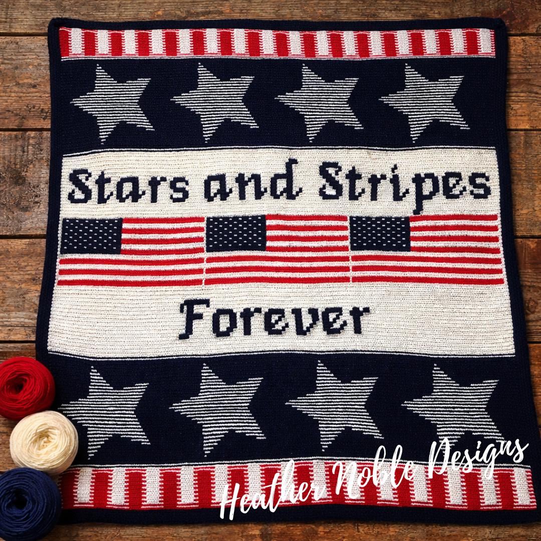 America Blanket - Mosaic & Tapestry Crochet Pattern