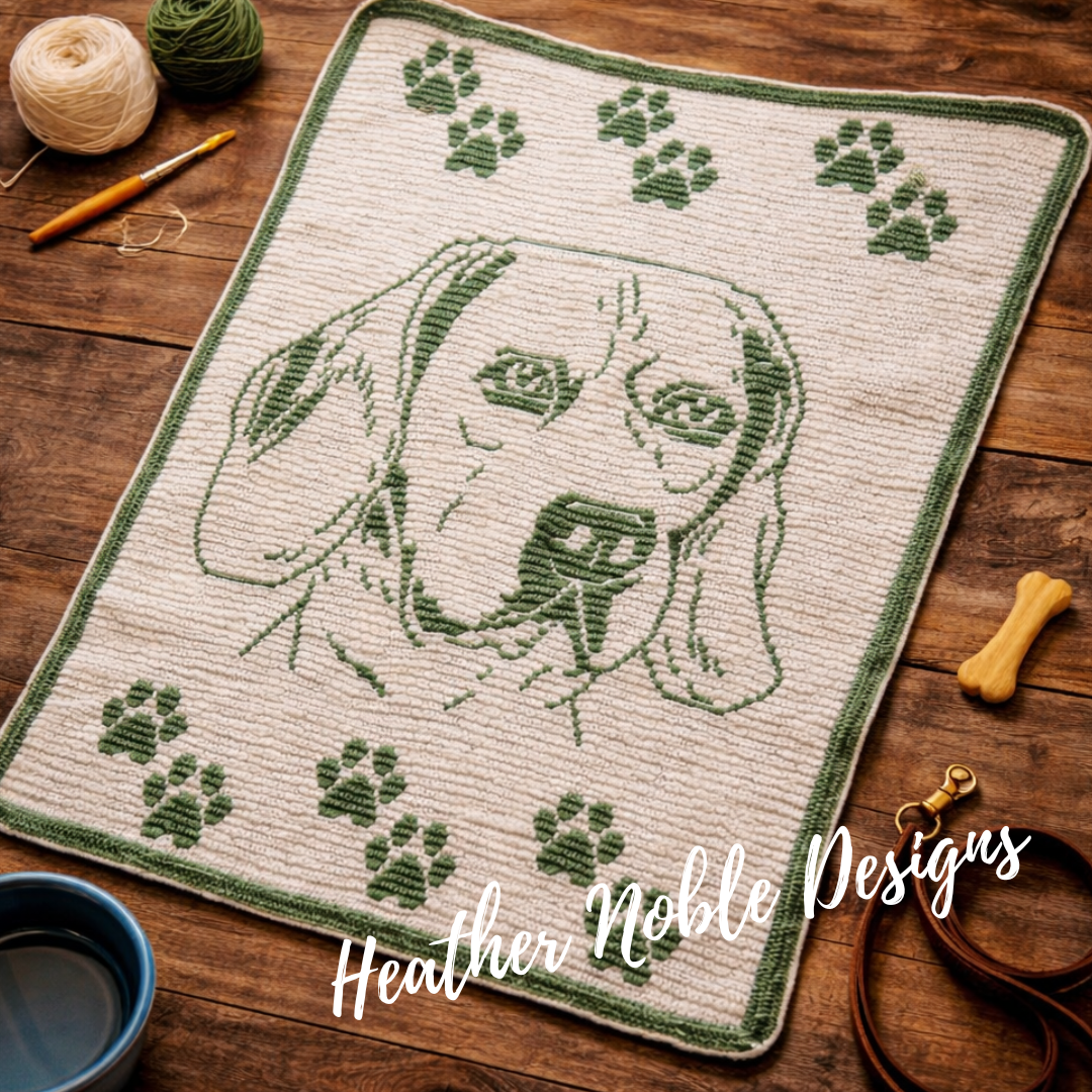 Beagle - Mosaic Crochet Blanket Pattern (PDF Pattern)