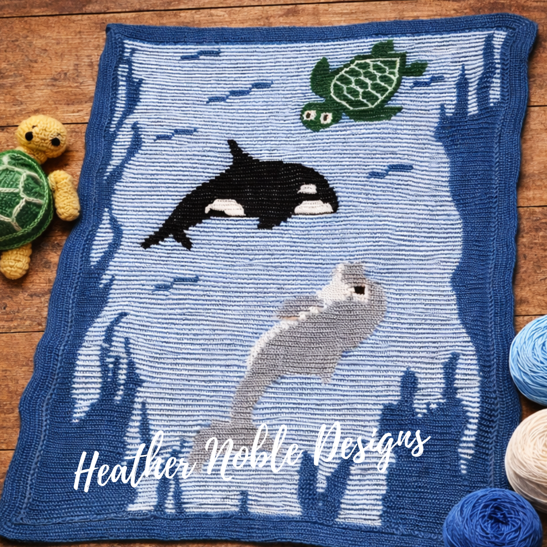 Deep Sea Babies- Mosaic & Tapestry Crochet Blanket Pattern (PDF Pattern)