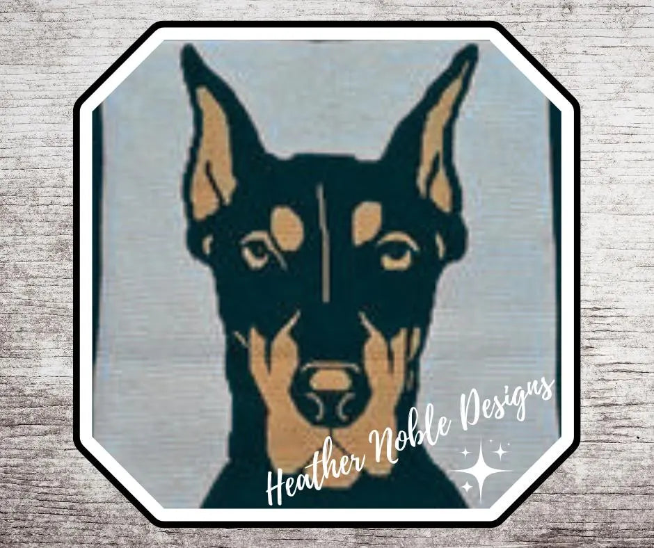 Doperman Pattern Doberman Pinscher - Mosaic Crochet Blanket Pattern (PDF Pattern ...