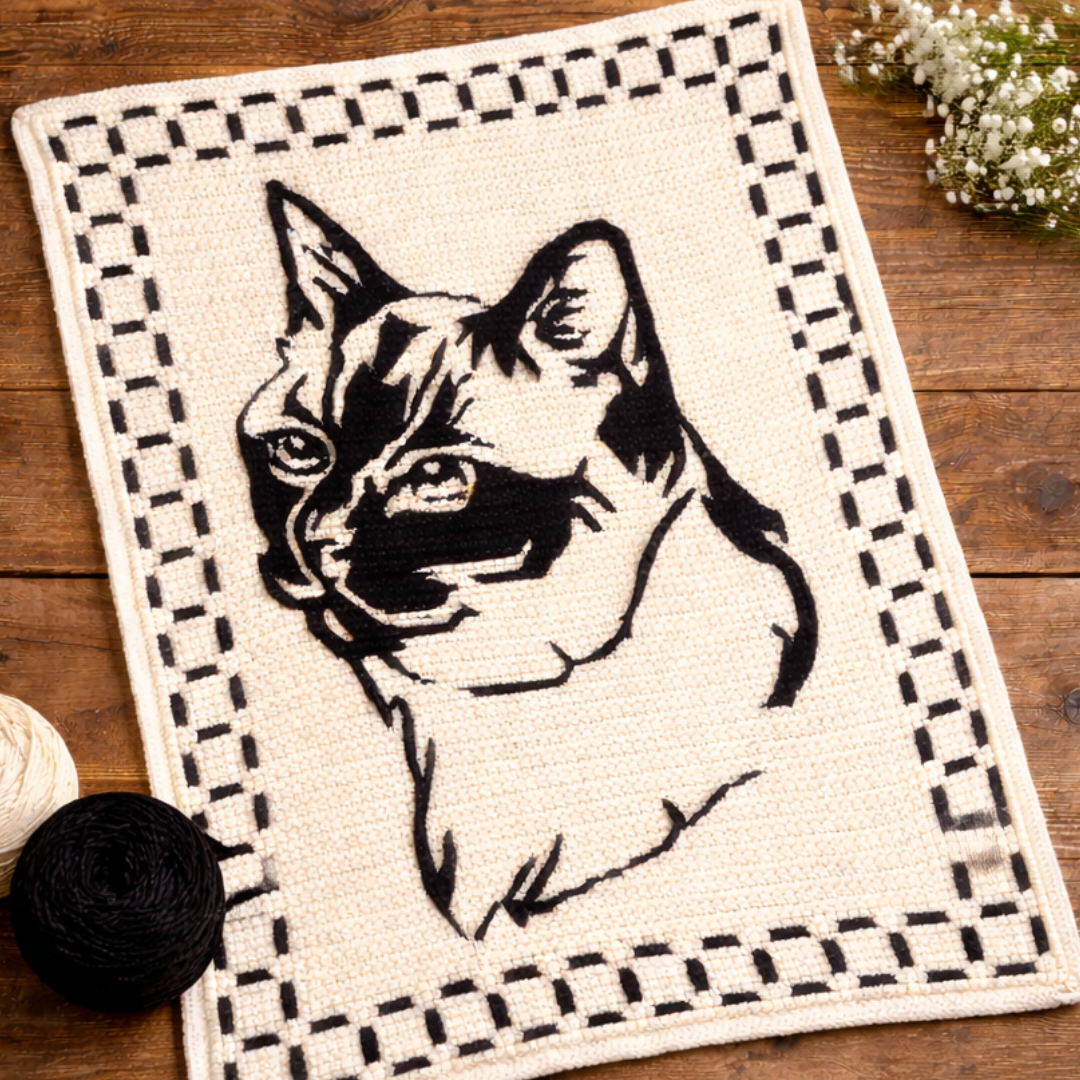 Fierce Feline - Mosaic Crochet Blanket Pattern (PDF Pattern)