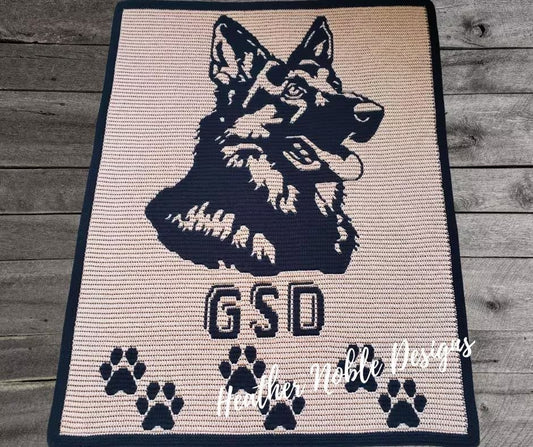 German Shepherd Blanket