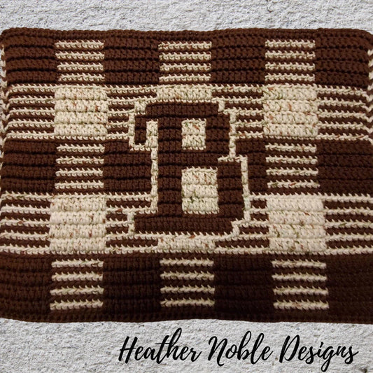 Monogram "B" Gingham Placemat