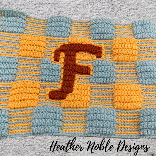 Monogram "F" Gingham Placemat