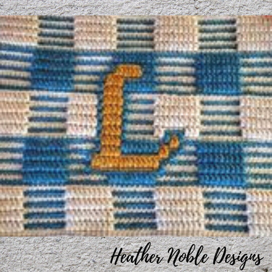 Monogram "L" Gingham Placemat