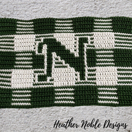 Monogram "N" Gingham Placemat
